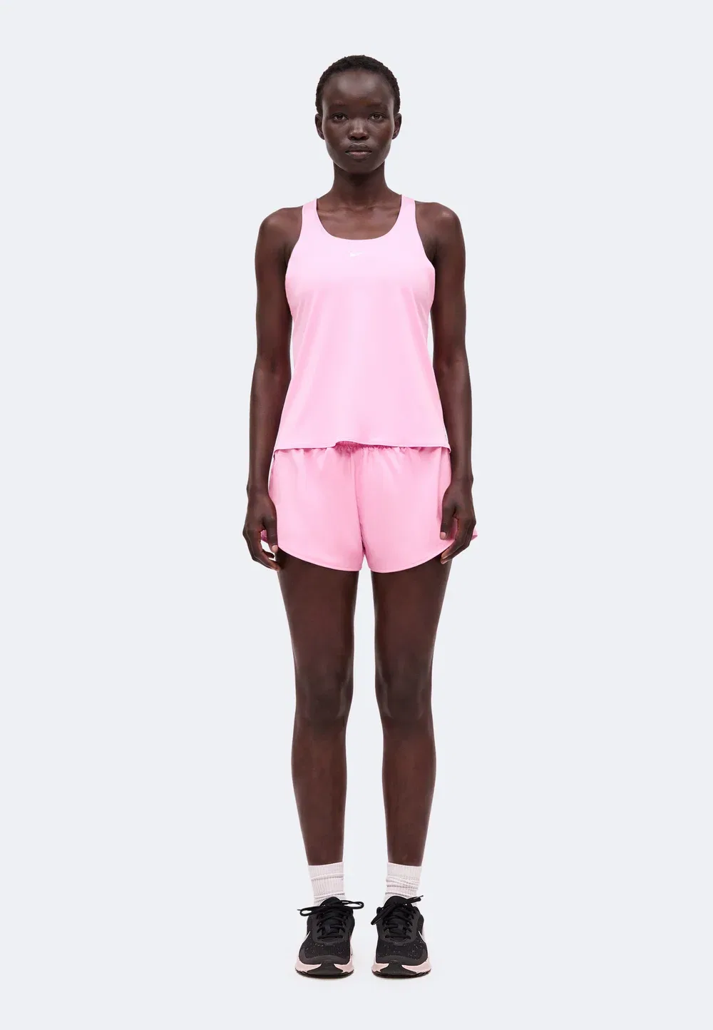 W nk one df mr 3in br short - спортивные шорты Nike Performance, Pink Rise/White — фото 2