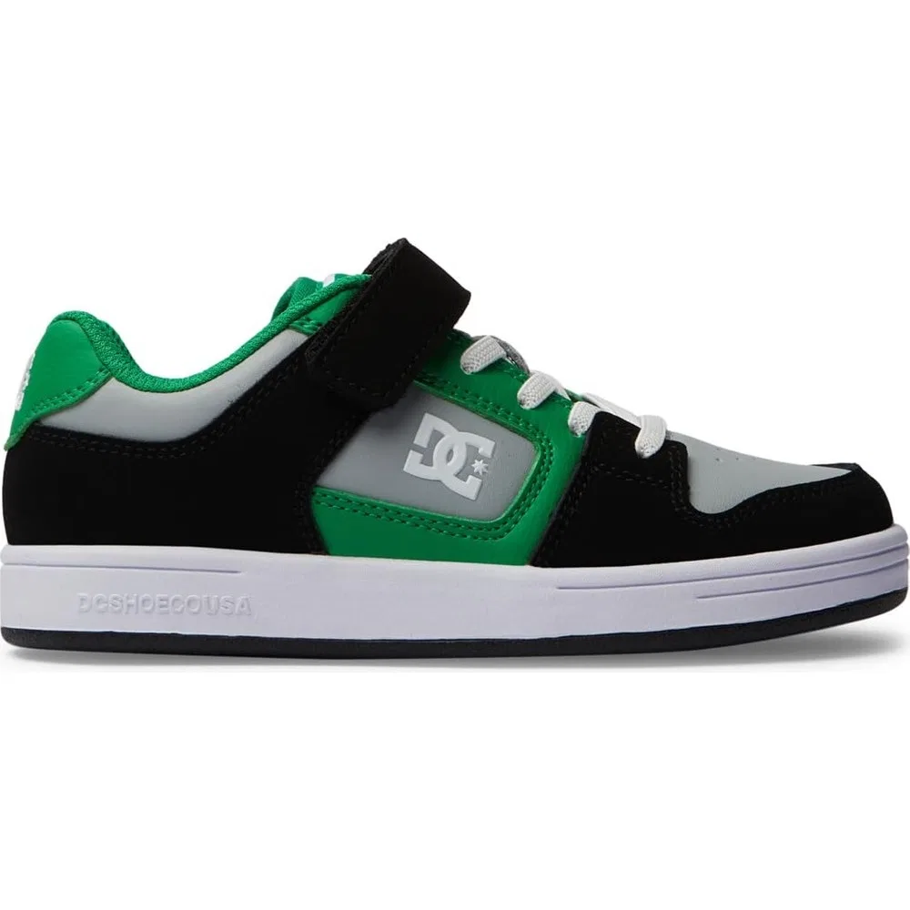 Детские кроссовки DC Shoes Manteca, Black Kelly Green Die Grup — фото 2