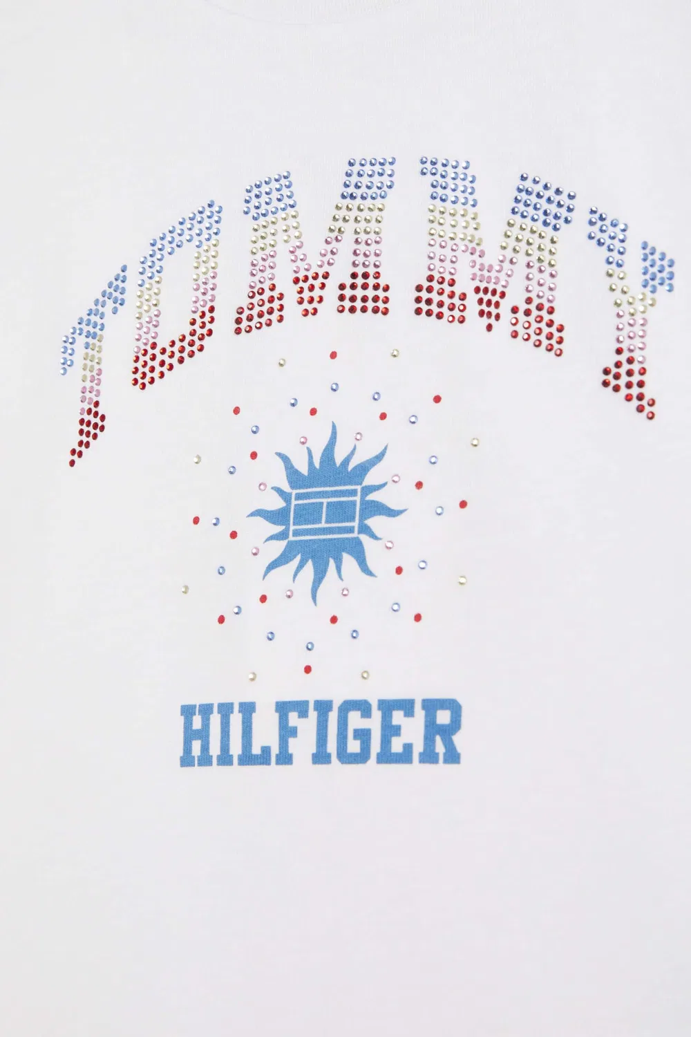 Футболка с принтом и логотипом Tommy Hilfiger, белый — фото 3
