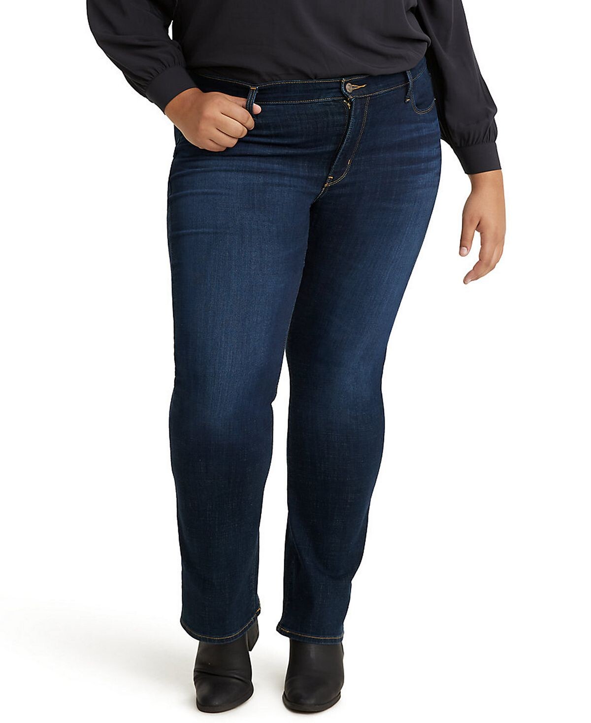 

Модные классические джинсы bootcut большого размера 415 Levi's, мульти