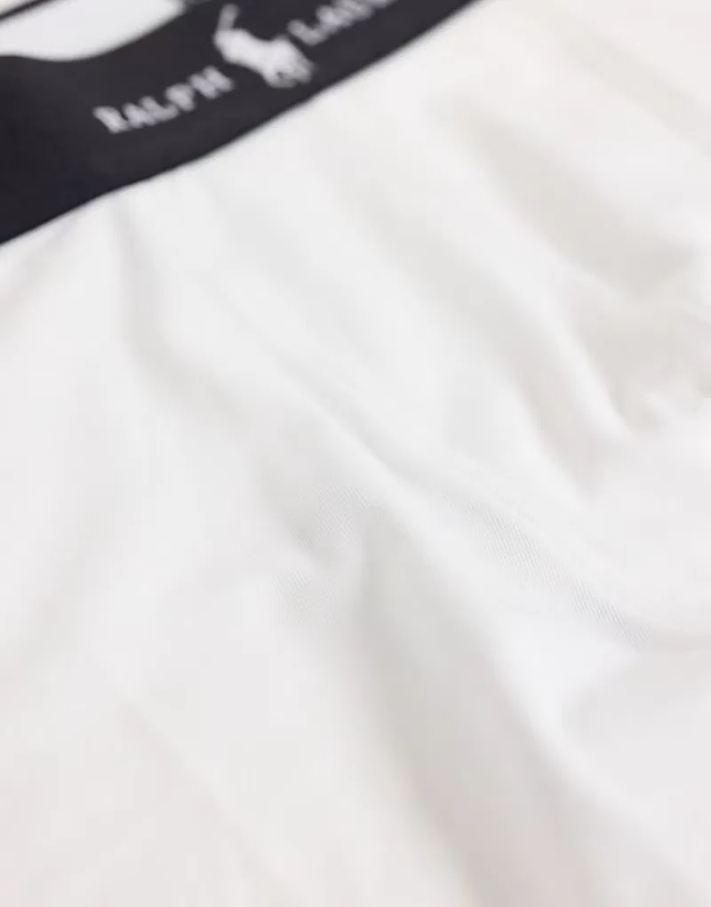 Плавки классические с логотипом и поясом 3 шт Polo Ralph Lauren, белый — фото 2