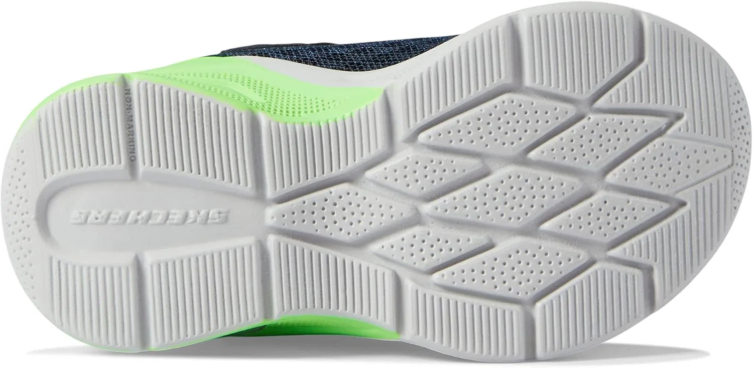 Детские кроссовки для мальчиков 403773l Rdbl Skechers, Navy/Lime — фото 3