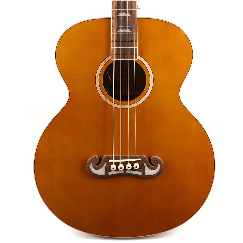 

Epiphone El Capitan J-200 Studio Acoustic-Electric Bass Aged Vintage Natural Epiphone El Capitan J-200 Studio -Electric Bass Aged