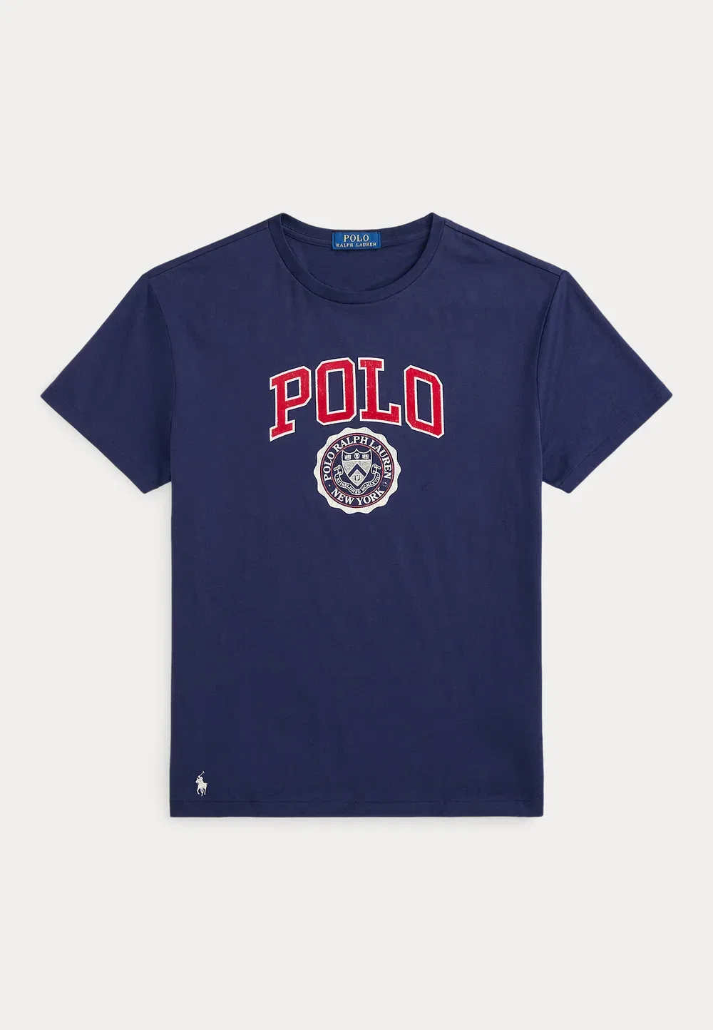 Футболка с индивидуальным кроем и логотипом - футболка с принтом Polo Ralph Lauren, Newport Navy — фото 4