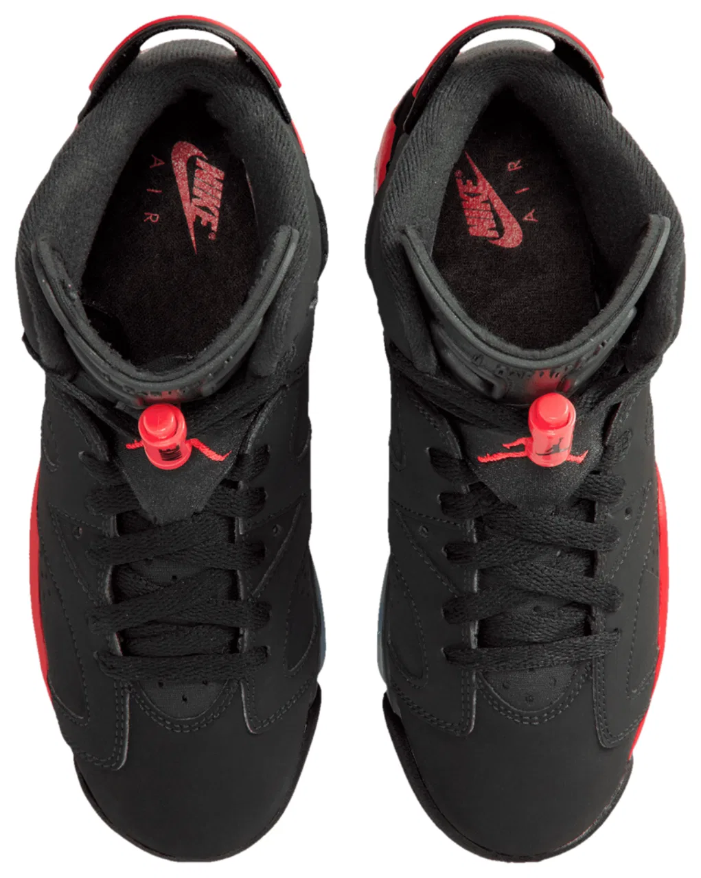 Кроссовки для мальчиков 6 Retro Jordan, черный/красный — фото 4