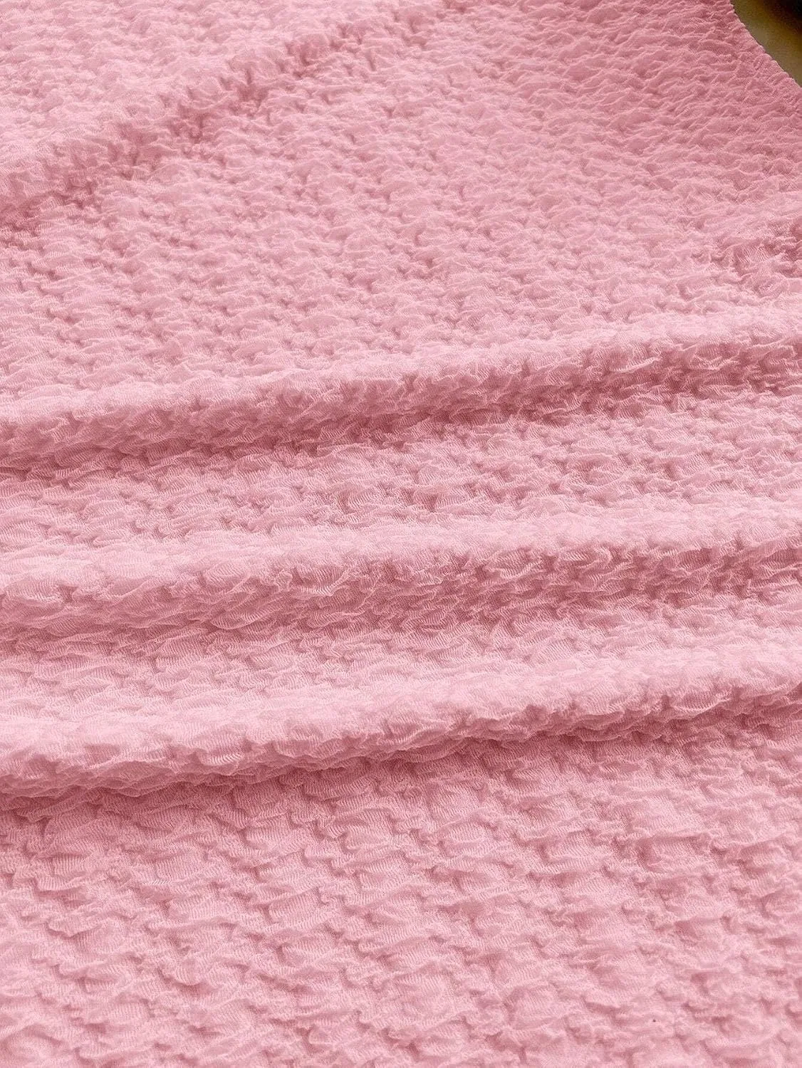 Женское платье миди с вырезом на бедре, Pink — фото 4