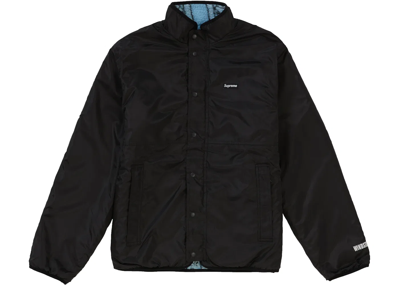 Мужская куртка-флиска двусторонняя Reversible Bandana Fleece Jacket Supreme, Light Blue — фото 3