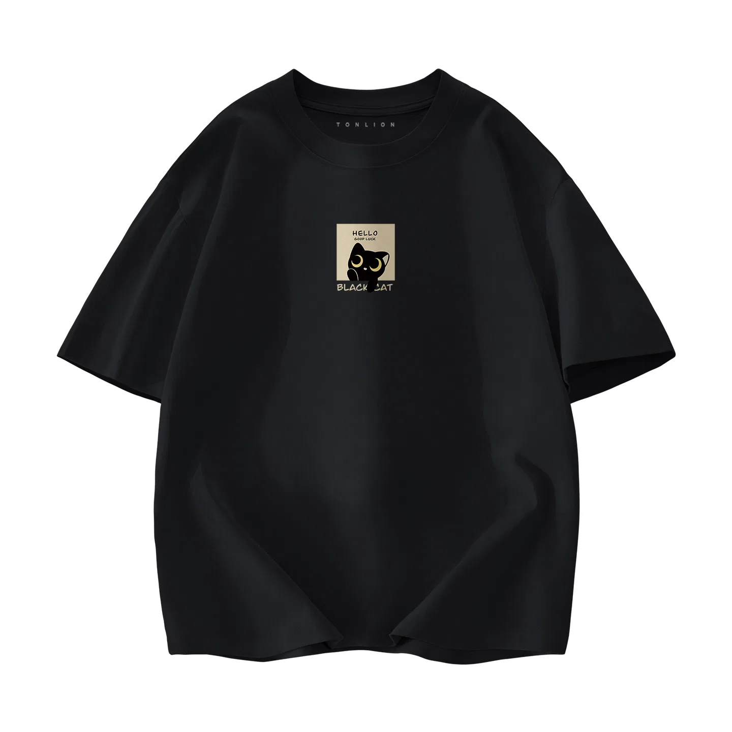 Детская футболка хлопковая Tonlion Tang Lion Daily Classic Outfit, Цвет Быстросохнущий Солнцезащитный Ледниковый Синий — фото 3