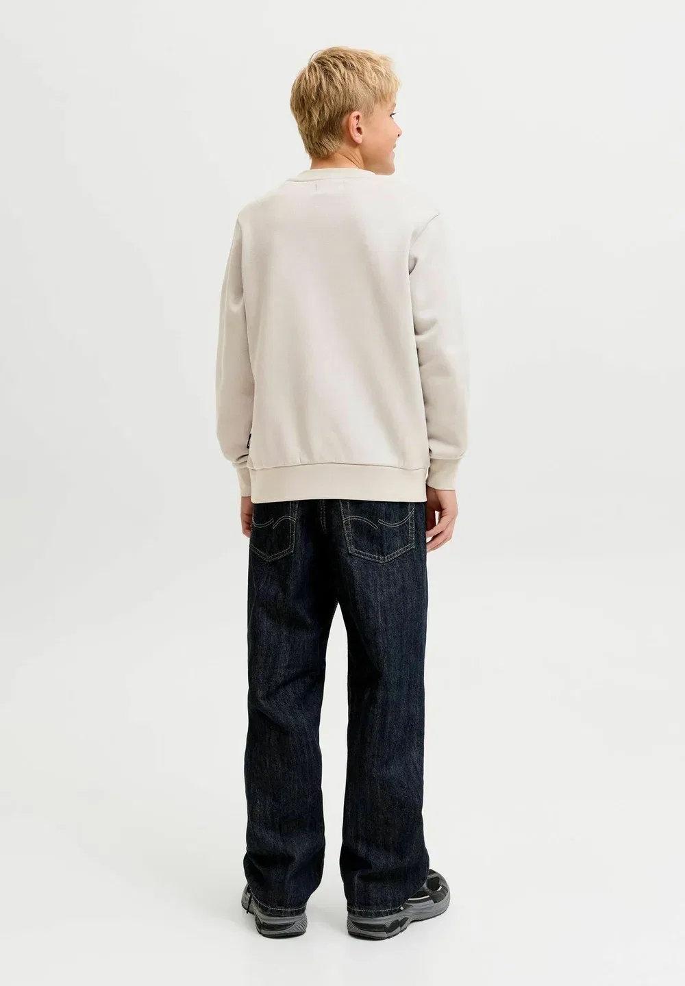 Толстовки с логотипом, толстовки для подростков - толстовка Jack & Jones Junior, Dove — фото 3