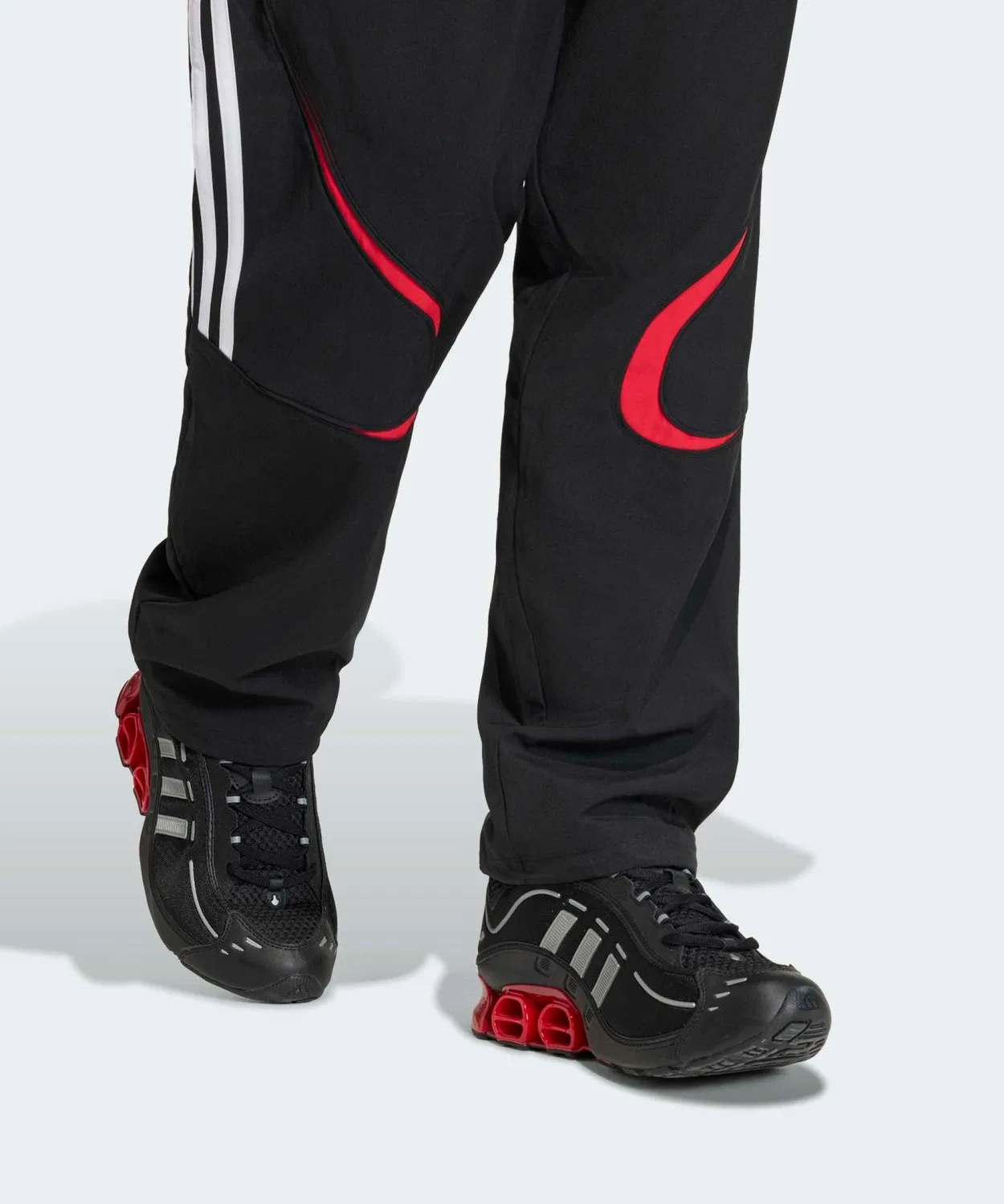 Мужские спортивные штаны свободного кроя Team Geist Adicolor Track Pants Adidas, Black — фото 4
