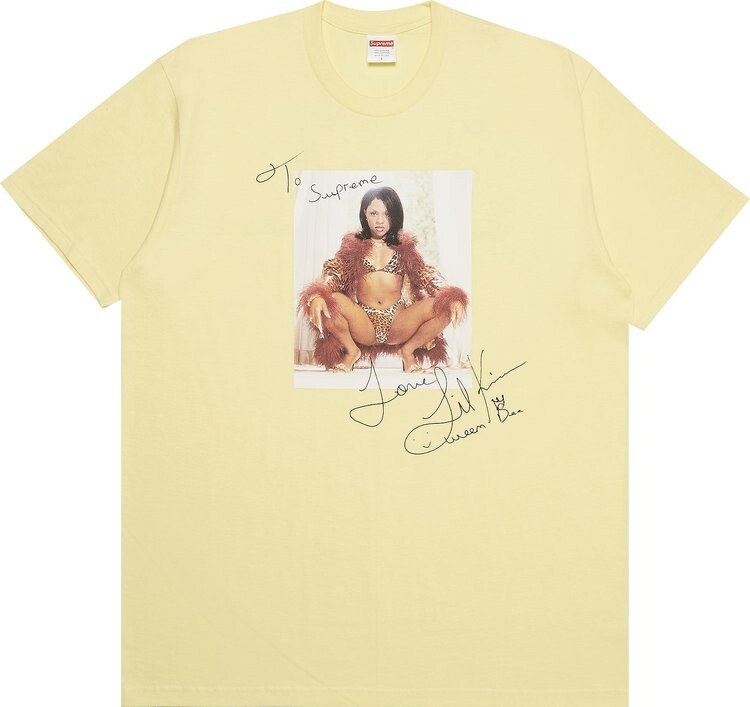

Футболка Supreme Lil Kim Tee 'Pale Yellow', желтый