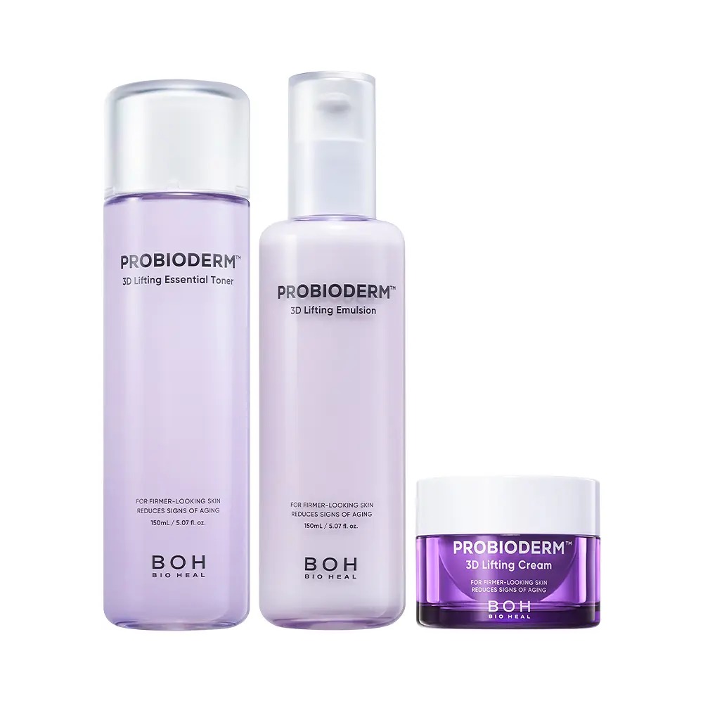 Набор для ухода за кожей лица Bioheal Boh Probioderm 3D Lifting Skincare, 2 предмета + подарок