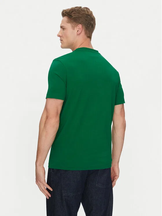 Футболка regular fit Stack Tommy Hilfiger, зеленый — фото 3