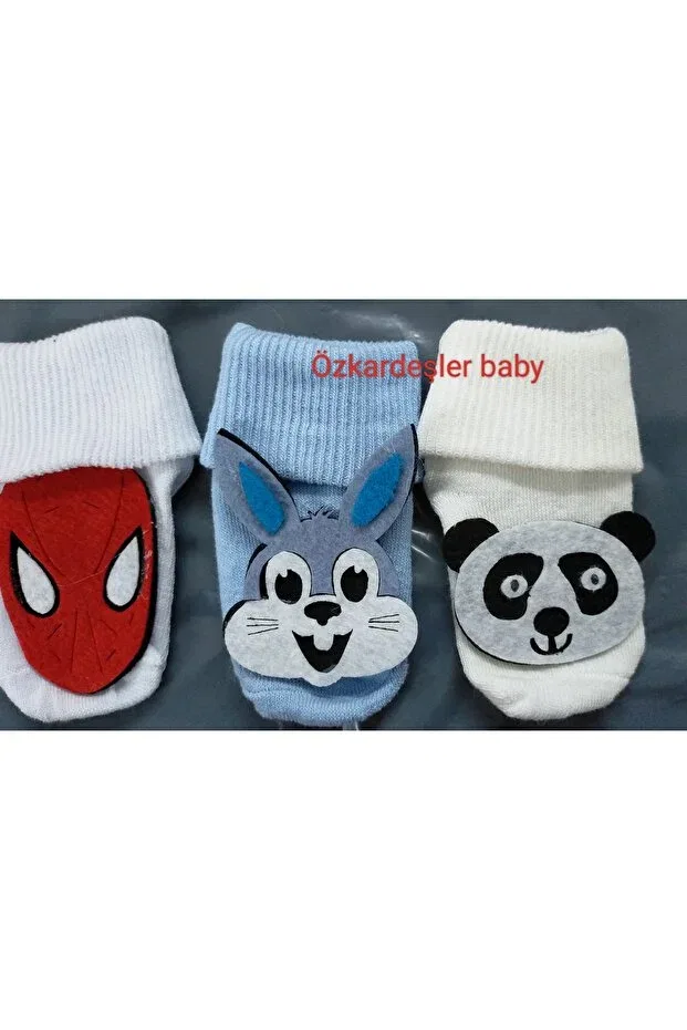 Детские носки для новорожденных из хлопка Özkardeşler Baby, Blue
