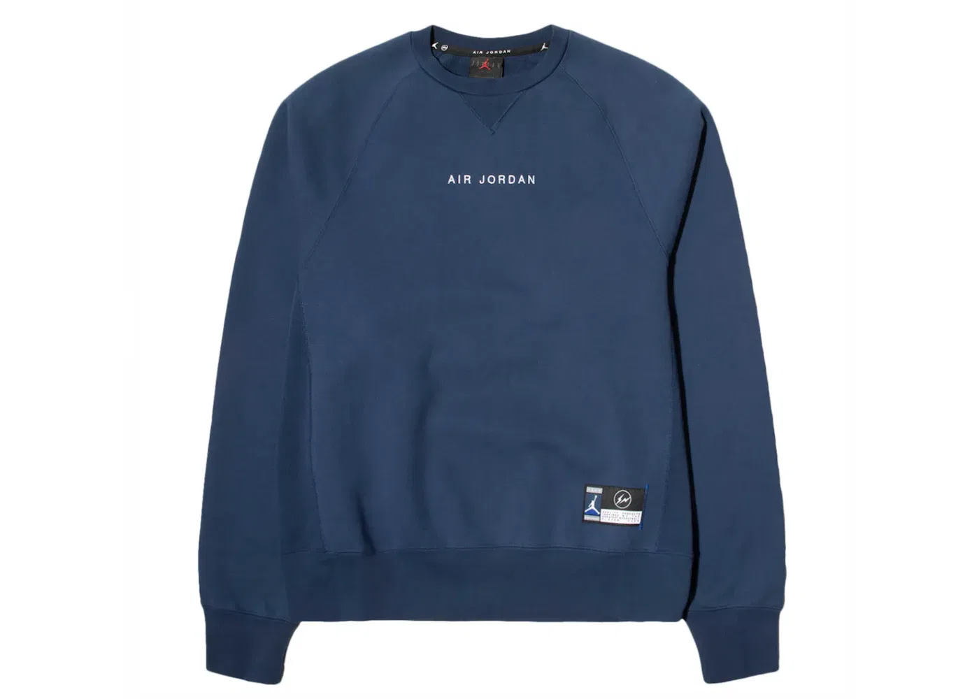 Мужской свитшот с принтом Fragment Jordan Navy/Sport Royal/White