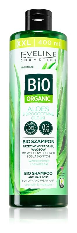 

Шампунь против выпадения волос с алоэ вера Eveline Cosmetics Bio Organic Natural Aloe Vera