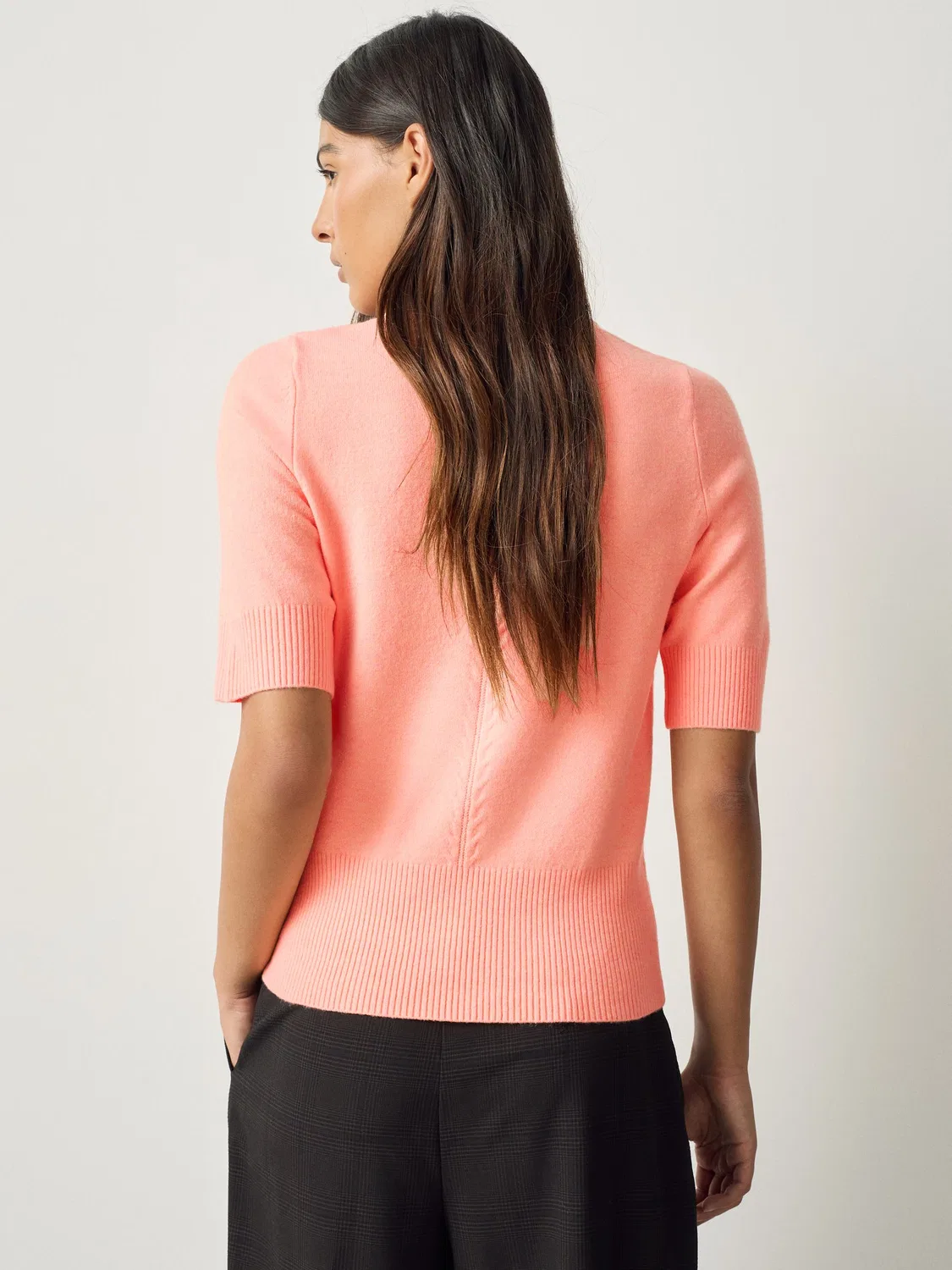 Топ с коротким рукавом Supersoft Knitted Top Next, флуо-оранжевый — фото 3
