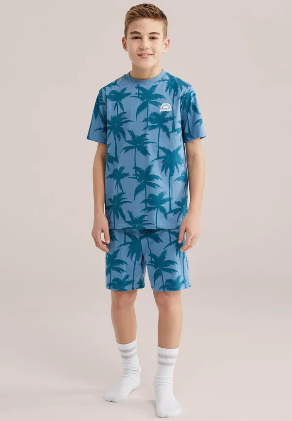 Комплект пижамы с принтом Set, We Fashion, синий