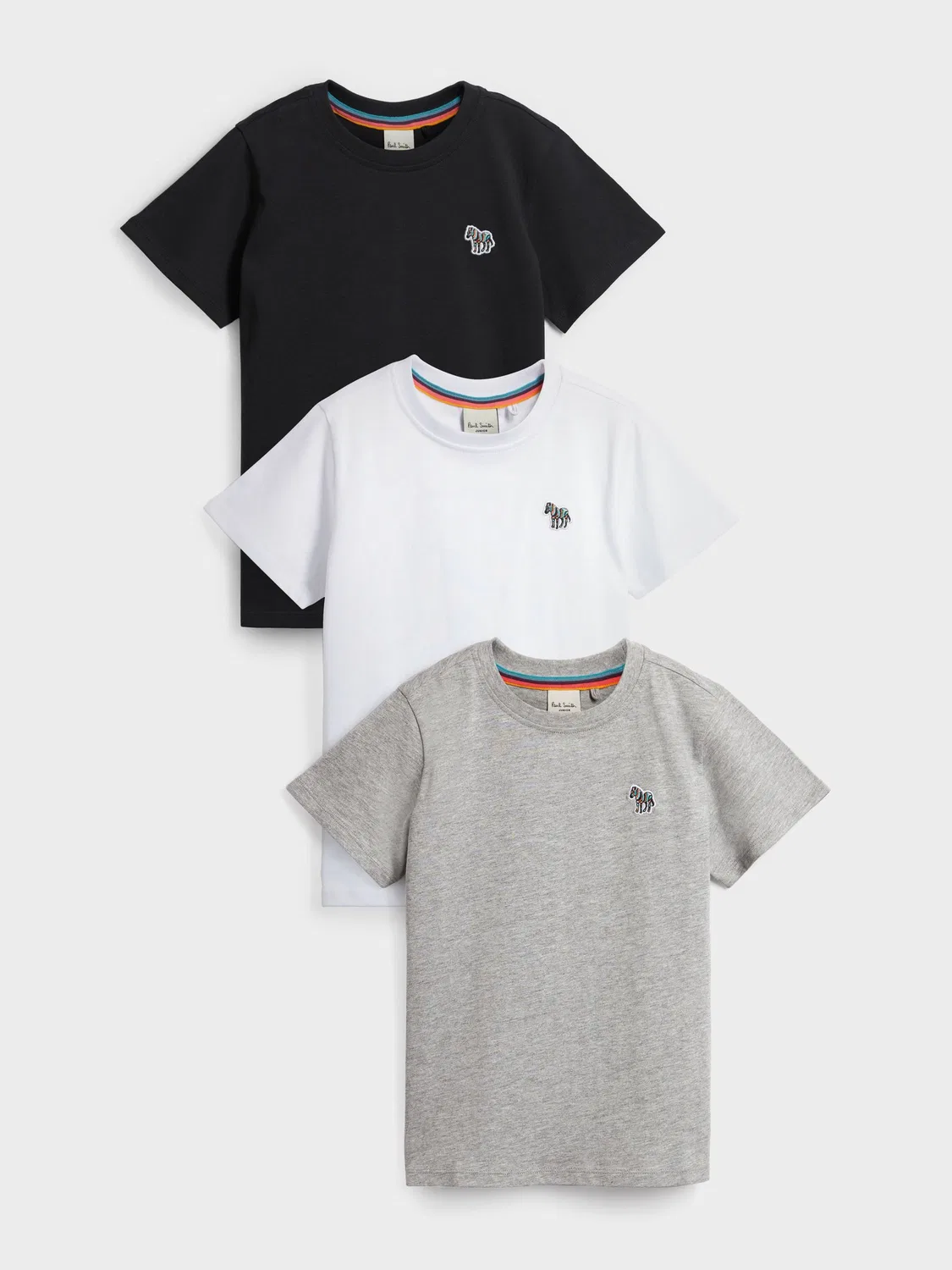 Футболка с принтом Paul Smith Junior 3-pack Paul Smith Junior, мульти-зебра