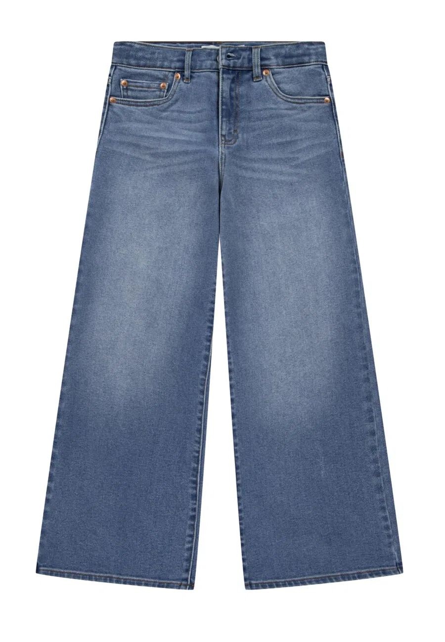 Детские джинсы Levi's Kids с широкими штанинами, темно-синие