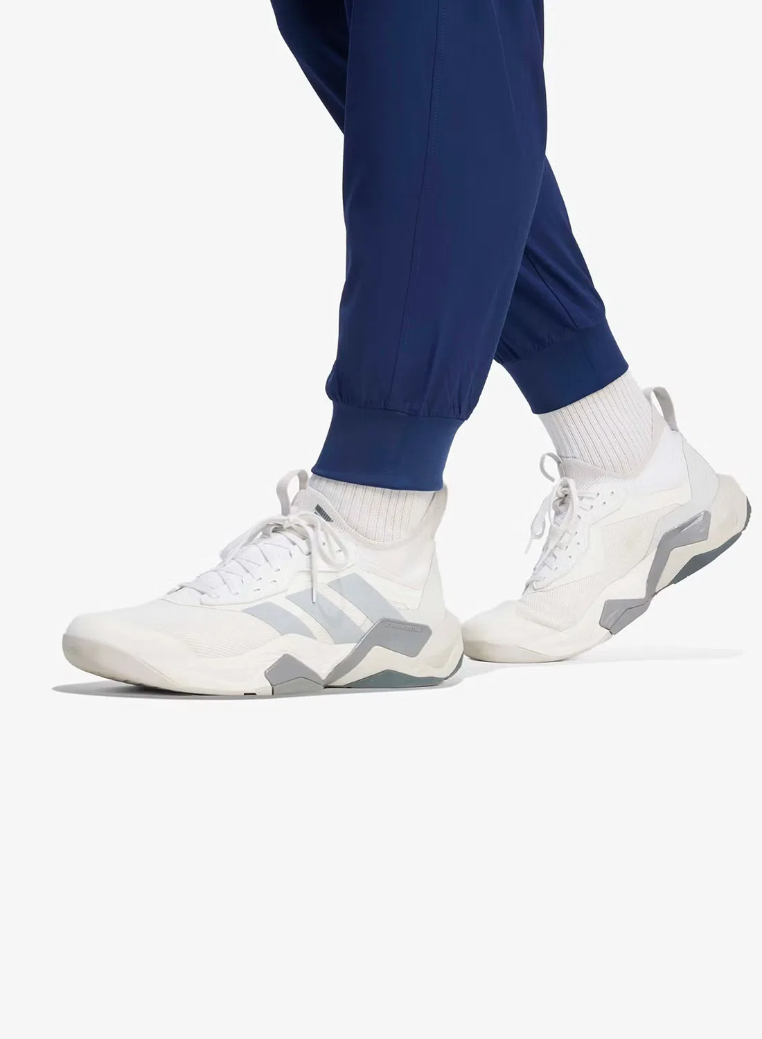 Штаны спортивные с технологией Climacool Workout Essentials Flex Adidas, темно-синий — фото 4