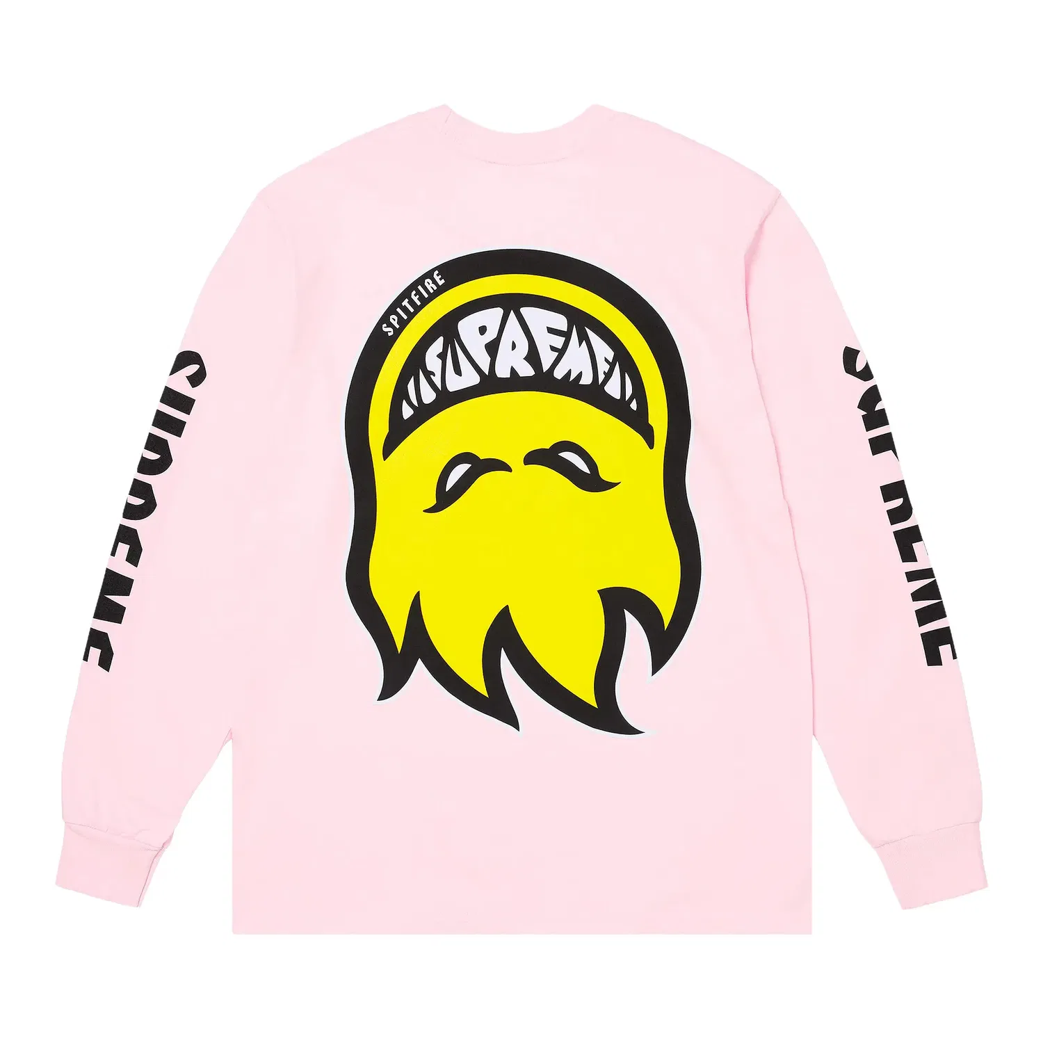 Футболка с длинными рукавами Supreme x Spitfire, розовый — фото 2
