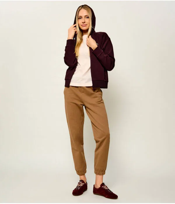 Худи женское Lacoste Regular Fit, Bordeaux — фото 2