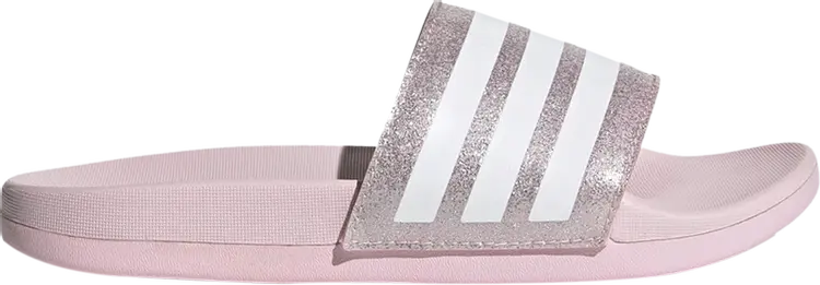 

Сандалии Adidas Adilette Comfort Slide J 'Clear Pink Glitter', розовый