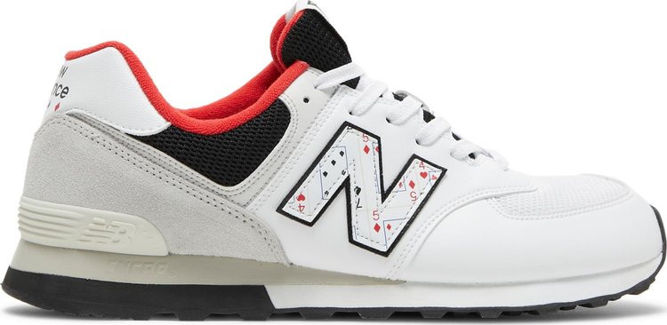 Кроссовки New Balance 574 'Playing Card - White', белый - фото