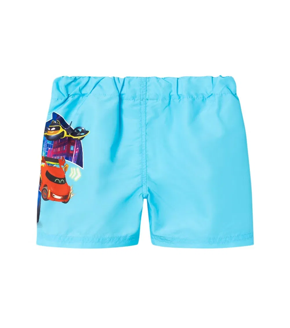 Шорты для плавания с принтом Batwheels Nmmmicco batwheels long swimshorts wab The Mom Store — фото 2