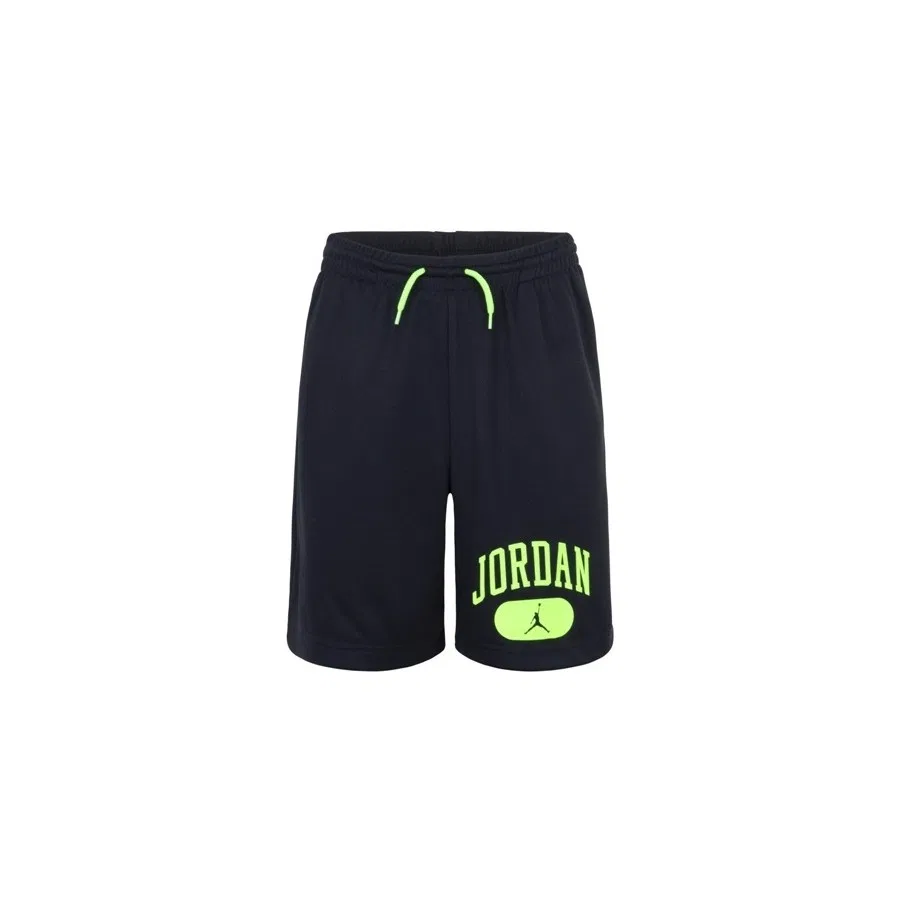 Детские шорты из сетки Jordan Jdb Mesh Pe Short Nike, Черно-зеленый