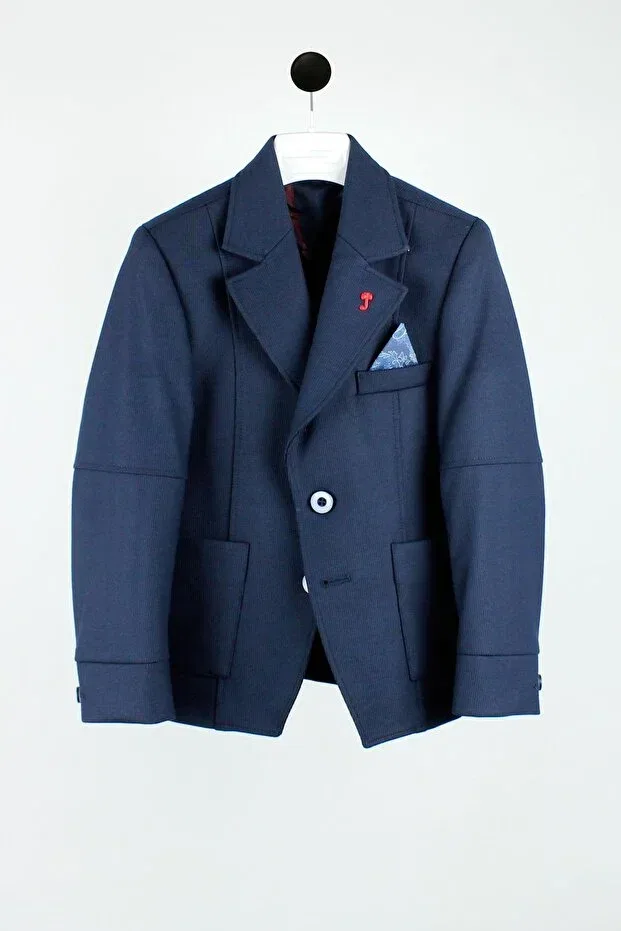 Детская спортивная куртка с длинным рукавом Doctor Junior, Navy Blue — фото 2