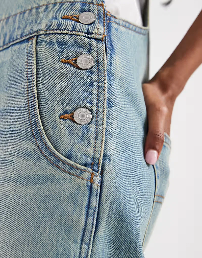 Комбинезон винтажный Levi's, голубой — фото 3