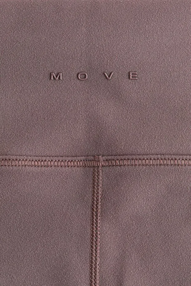 Детские шорты для девочек спортивные с принтом Softmove H&M, Purplish Earth Tone — фото 2