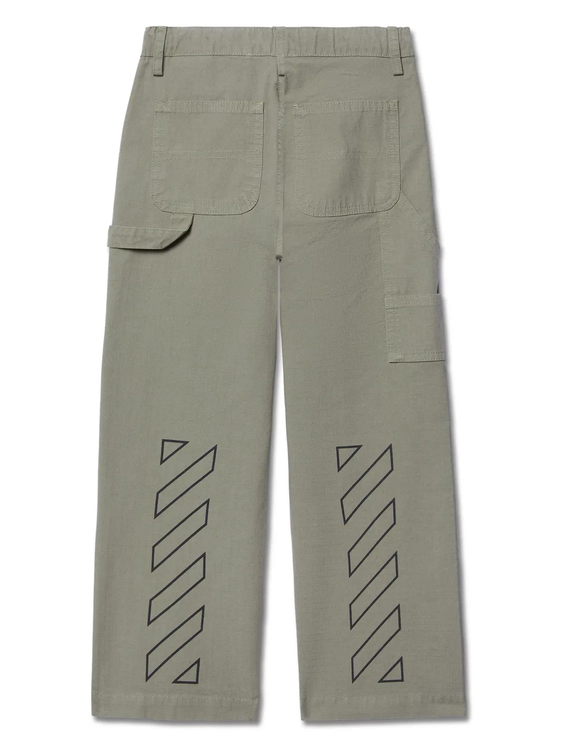 Штаны Bookish OFF-WHITE, хаки — фото 3