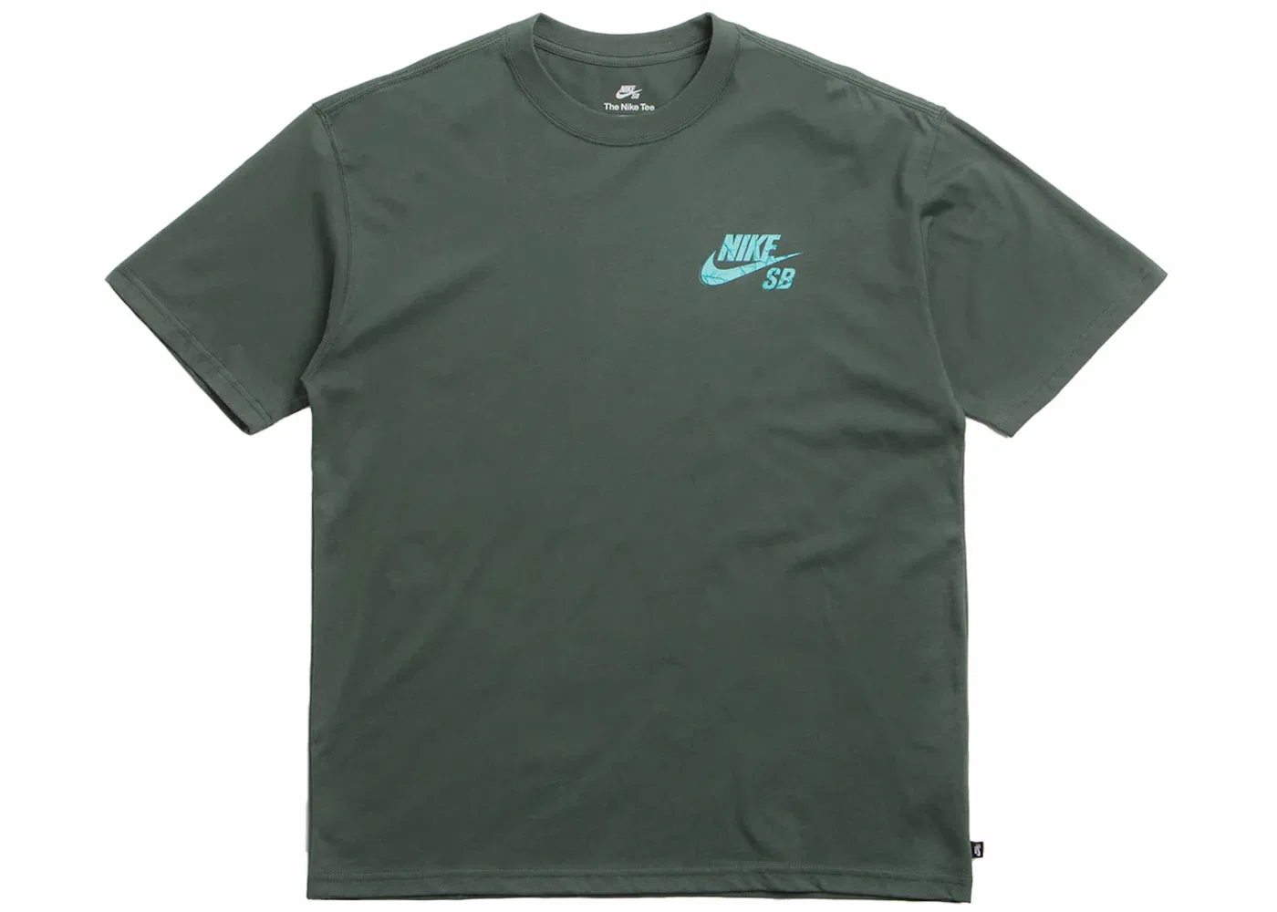Мужская футболка с принтом Nike SB Spider T-shirt Nike, Vintage Green — фото 2