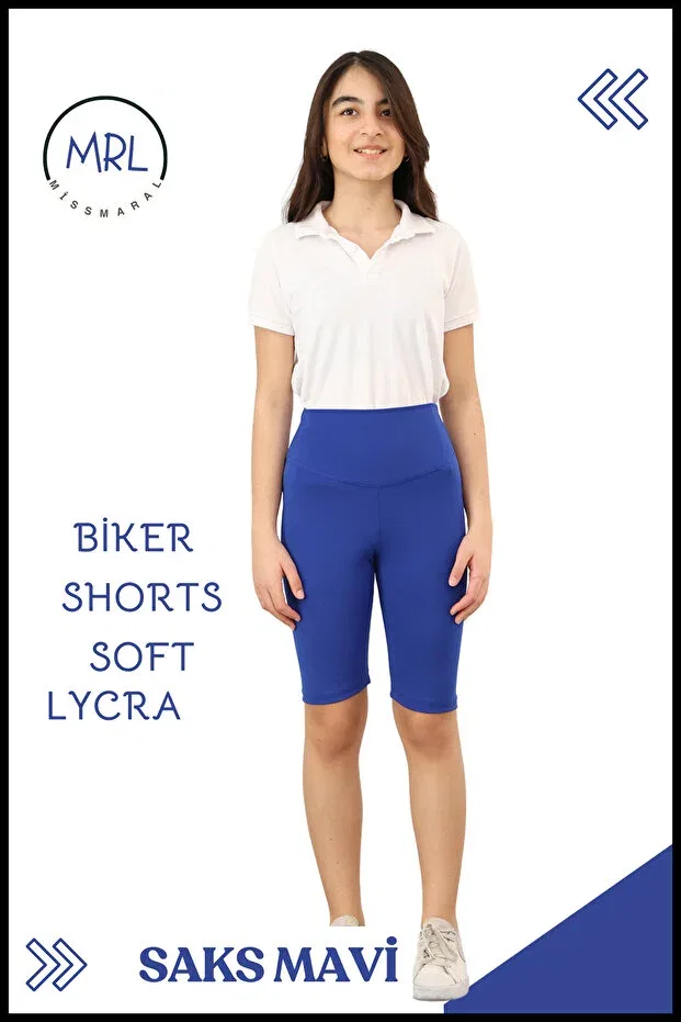 Детские леггинсы для девочек облегающие Basics Missmaral, Saks Blue — фото 3