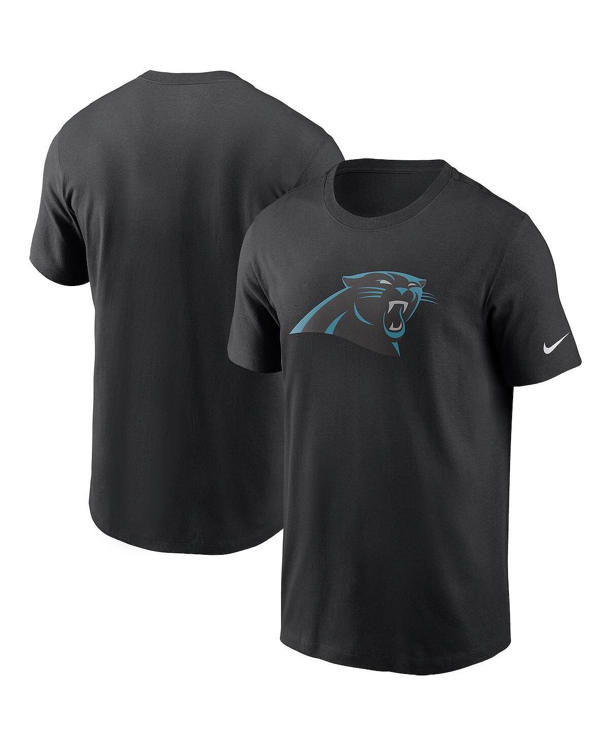 

Мужская черная футболка с логотипом carolina panthers primary Nike, черный