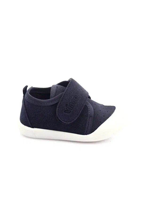 Детские туфли для новорожденных текстильные Vicco, Navy Blue