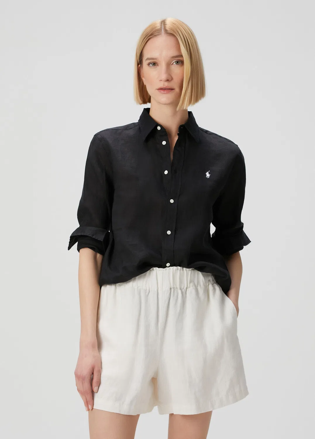 Рубашка Classic Fit Polo Ralph Lauren, black