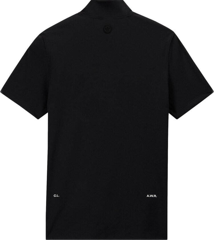 Футболка Nike NRG Nocta Mock Neck Short-Sleeve Top 'Black', черный — фото 3