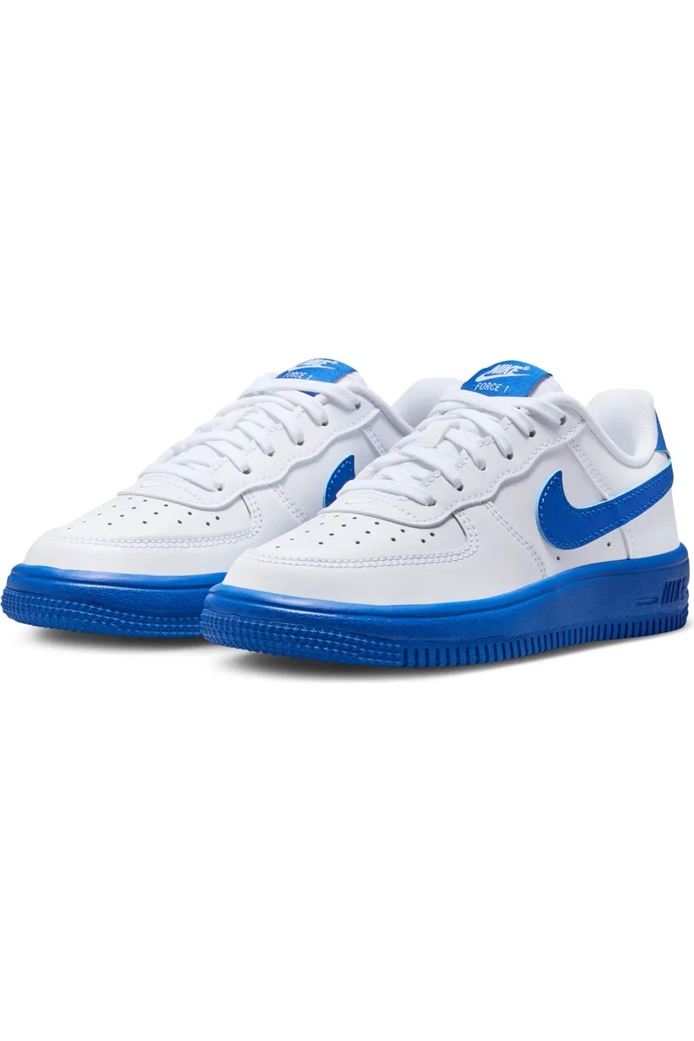 Детские кроссовки баскетбольные Air Force 1 Nike, 122 White/Game Royal