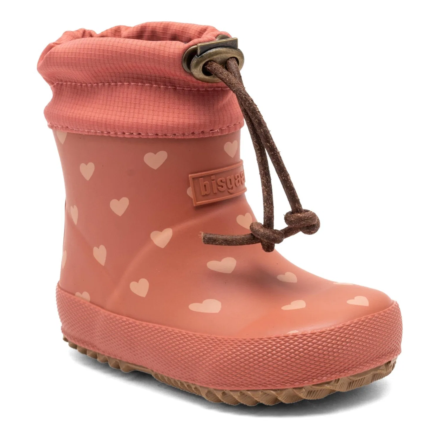Детские резиновые сапоги с меховой подкладкой Bisgaard, Ruby Heartbeat
