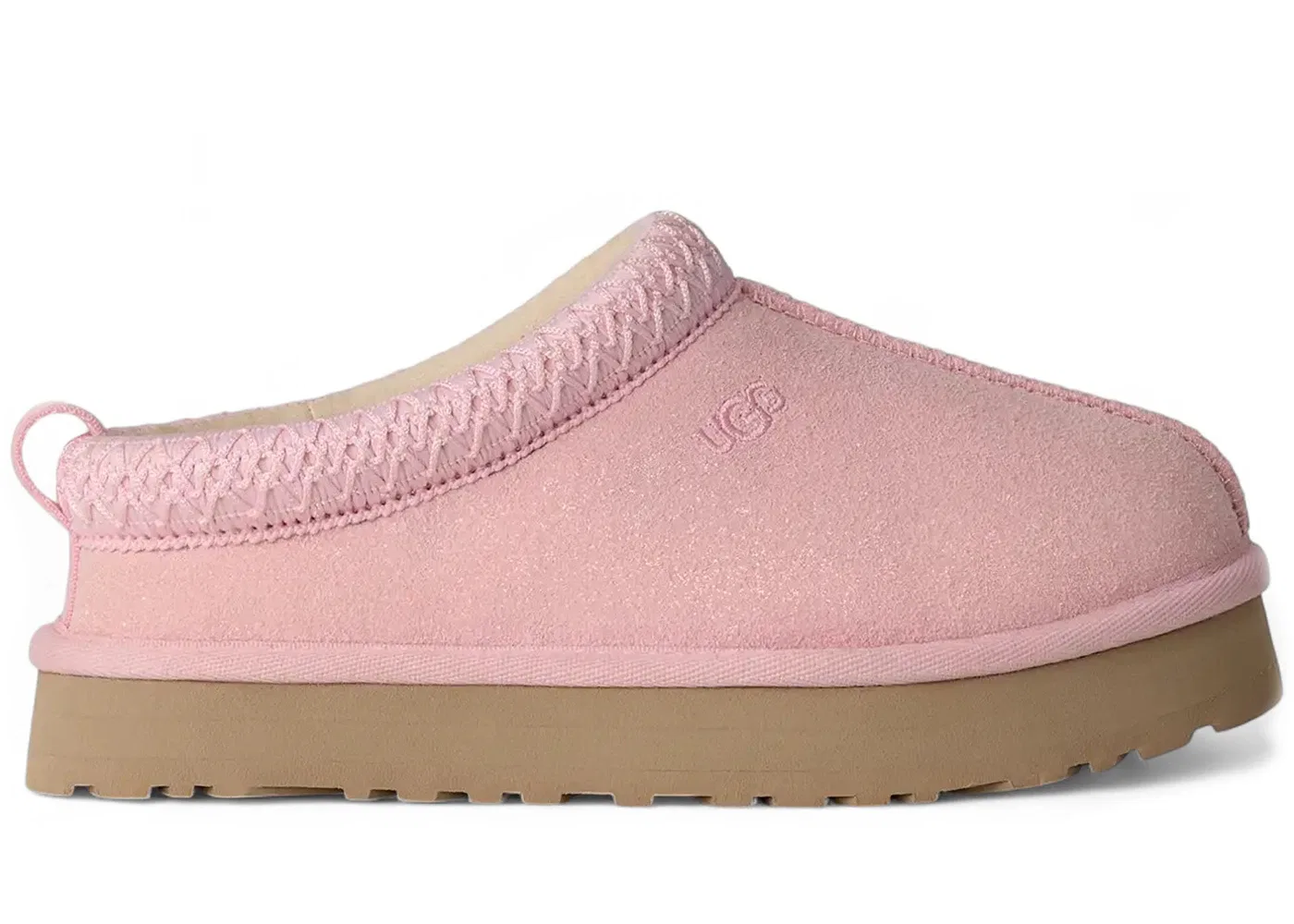 Детские тапочки с мехом UGG Tazz Dazzle, Ribbon Candy