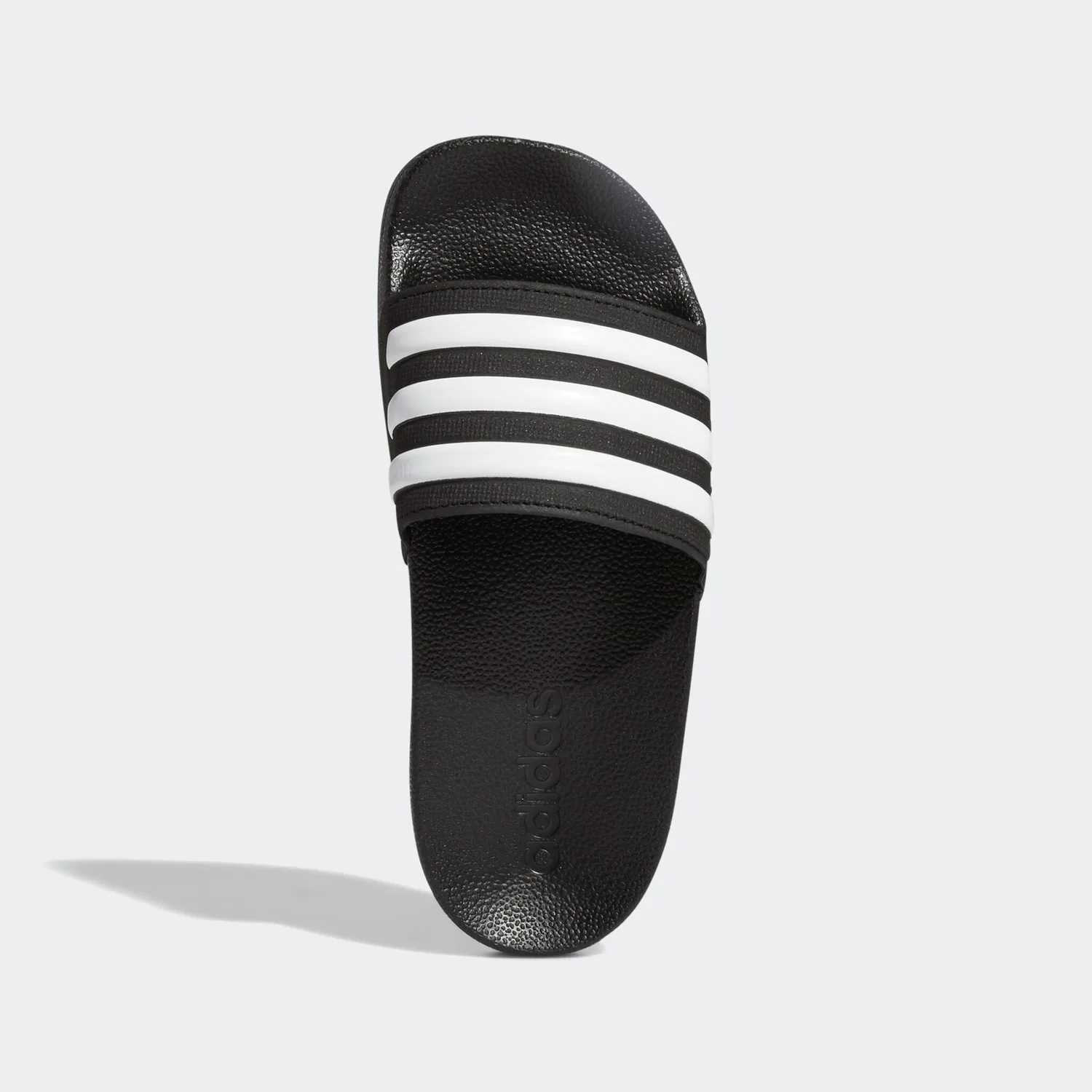 Детские шлепанцы с мягкой амортизацией Adidas Sportswear, Core Black/Ftwr White/Core Black — фото 4