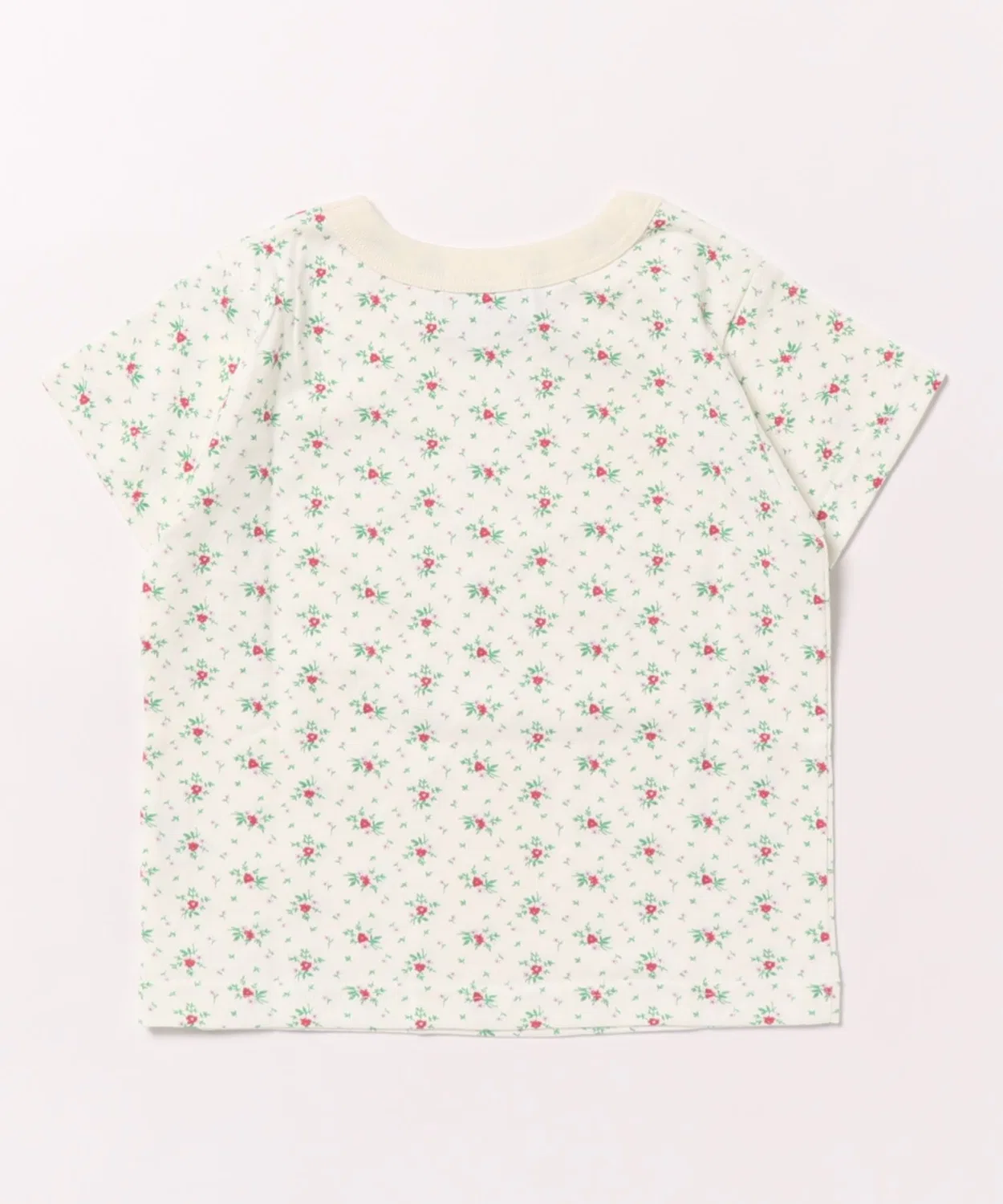 Детская футболка с цветочным принтом P.FIELD, Light Green — фото 2