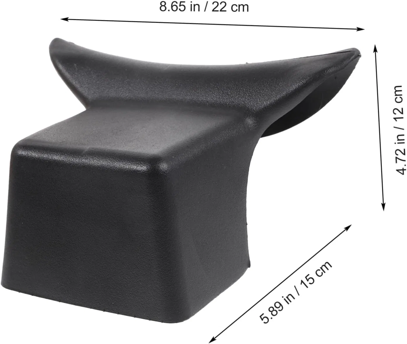 Подушка для мытья волос в салоне, 2 шт., SOLUSTRE, 22x15x12 см, Черный — фото 4