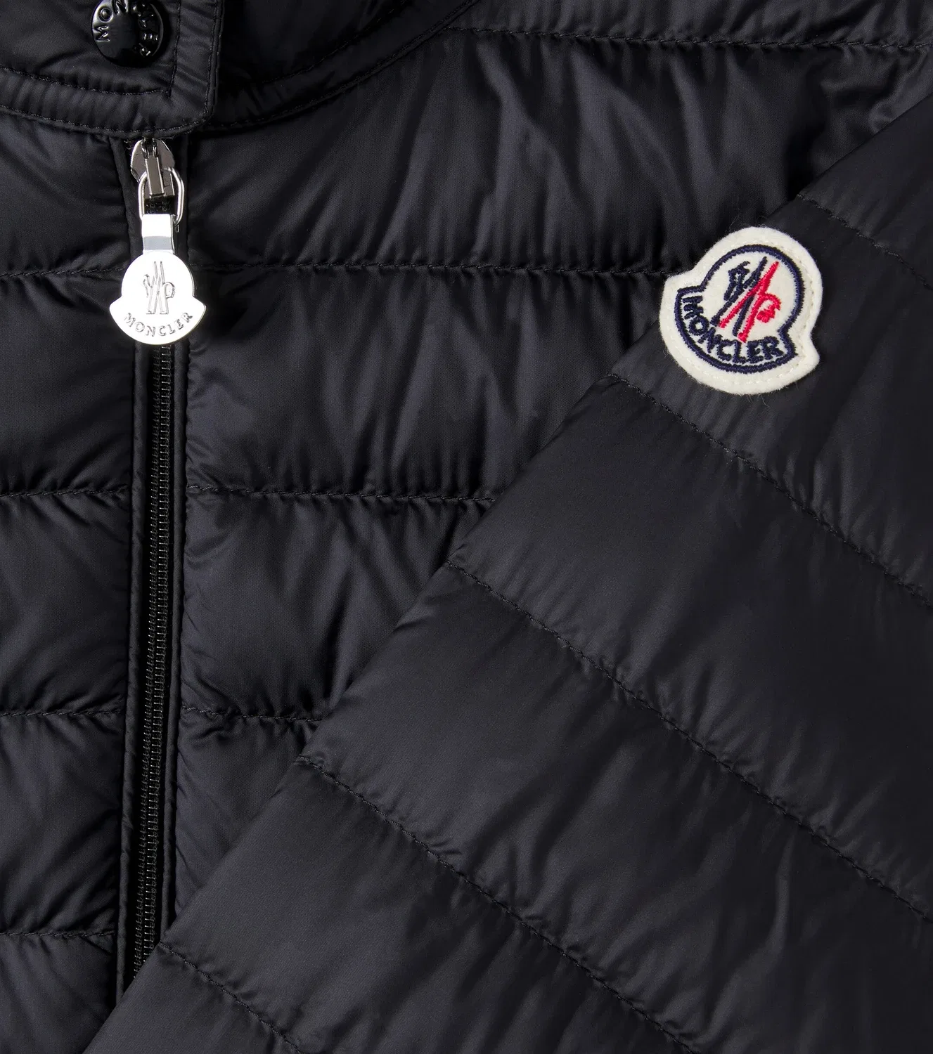 Пуховик Lans, Moncler Enfant, черный — фото 3