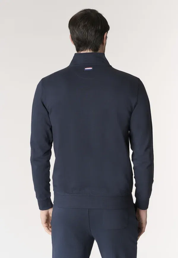 Худи на молнии, хлопок, Zip-up sweatshirt, U.S. Polo Assn., синий — фото 3