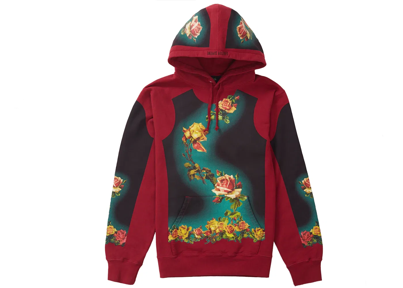 Мужской худи с принтом Hooded Sweatshirt Supreme, Cardinal